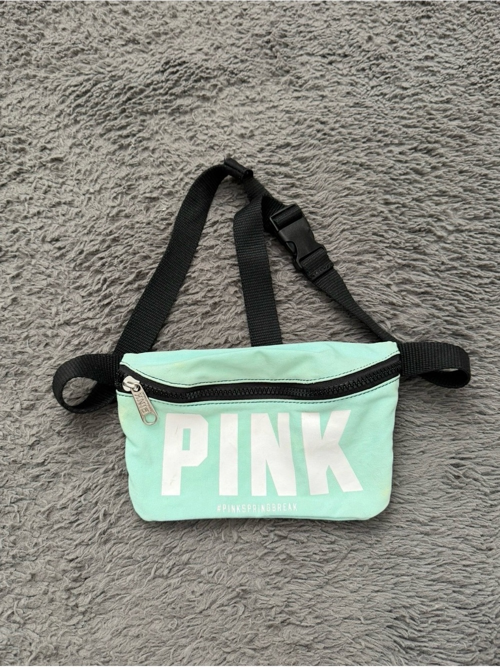 Victoria’s Secret PINK Mint Green Spring Break Fanny Pack Belt Bag